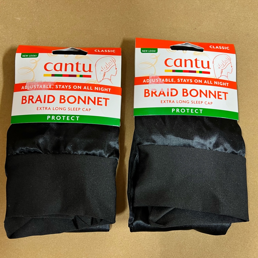 Braid hair bonnet  2 count